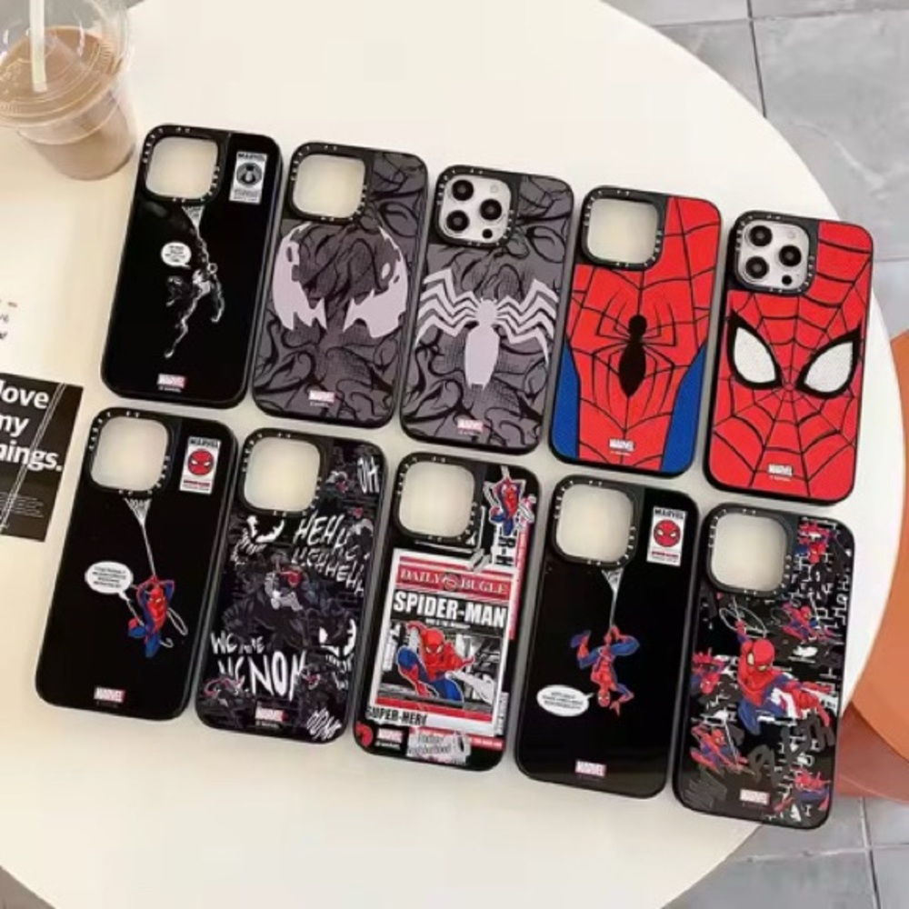 Marvel Black and Red Spider-Man Phone Cases